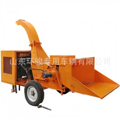 園林綠化樹枝粉碎機樹干枝條削片機果樹殘枝枯葉破碎機